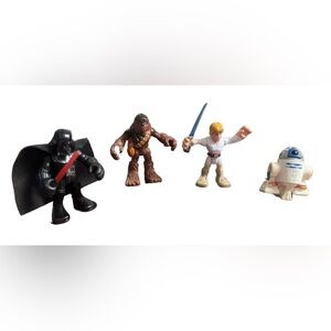 HASBRO PLAY-SCHOOL STAR WARS ACTION FIGURINES